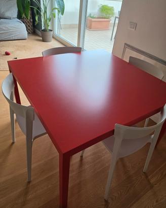 Tavolo LEMA DESIGN e 4 sedie CALLIGARIS