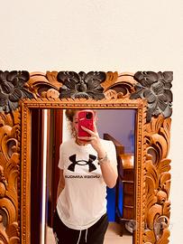 Maglietta bianca Under Armour a maniche corte