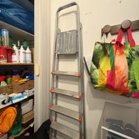 Scaletta in alluminio a 6 gradini