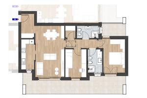 W12: Trilocale con terrazza e mansarda