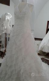 Abito da Sposa con onde  in organza