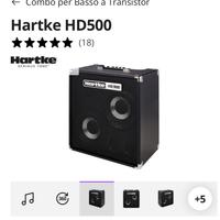 Hartke hd500 amplificatore basso elettrico