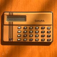 Calcolatrice sakura vintage