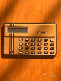 Calcolatrice sakura vintage