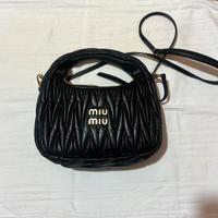 Borsa Miu Miu hobo Wander in nappa matelassé