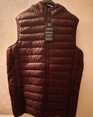 Giubbotto smanicato Jstyle dark wine red 2XL – nuo
