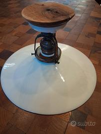 Lampada con vetro opalino