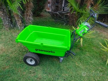 Cariola elettrica Greenworks