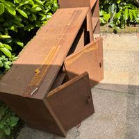 Armadietto per esterni in Corten