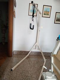 Trapezio alzamalati con piantana da letto