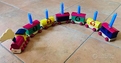 Trenino compleanno 1-6 anni