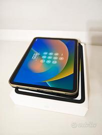 Ipad 10gen, 256GB mem., cover a libro e pellicola.