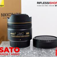 Usato nikon af 10,5mm f2.8 con paraluce