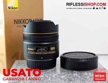 Usato nikon af 10,5mm f2.8 con paraluce