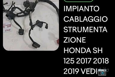 impianto strumentazione sh 125 del 2017! 2019 