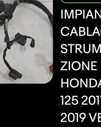 impianto strumentazione sh 125 del 2017! 2019 