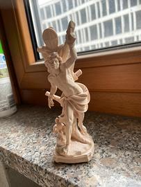 Scultura legno san sebastiano di August Goller