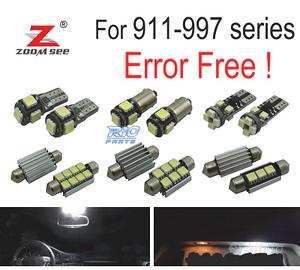 KIT 20 LAMPADE LED INTERNE PER PORSCHE 911 997 CAR