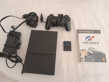 ps2 slim, joystick, Memory card e Gran Turismo 4