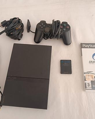 ps2 slim, joystick, Memory card e Gran Turismo 4