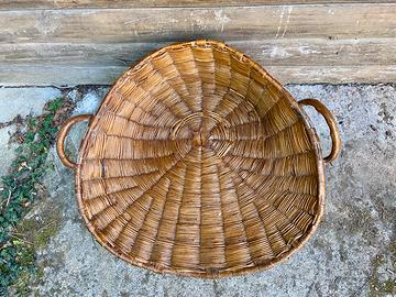 Cesta intrecciata vintage