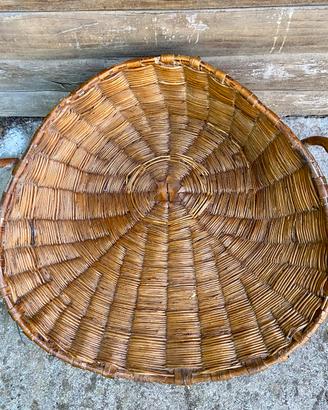 Cesta intrecciata vintage