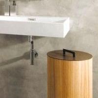 Cesto portabiancheria Secioni Lineabeta Zebrano e