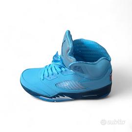 Jordan 5 retro UNC blu universitario