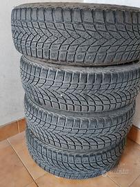 4 cerchi in ferro R15 + gomme