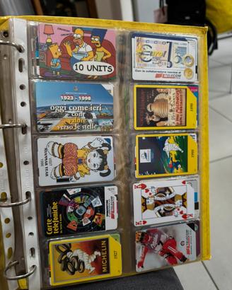 Grande collezione schede telefoniche anni 90’