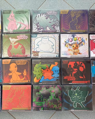 Collezione completa 19 ETB di S&V (leggi descr.)
