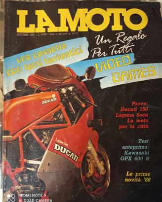 Rivista LA MOTO numero 10 anno 1987