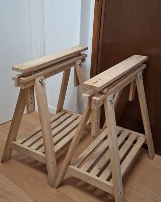 Cavalletti IKEA per scrivania