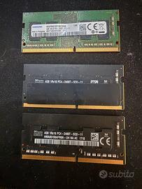 Lotto Ram 4gb pc4 2400t DDR4