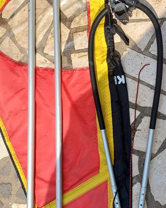 Vela TIKI 1.5 m² completa di rig pronta all' uso. 