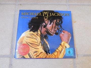 Cd dvd Michael Jackson ;Black ; Live; originale