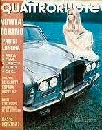 Rivista quattroruote ottobre 1970