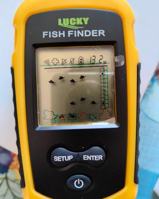 ecoscandaglio portatile LUCKY Fish Finder. NUOVO