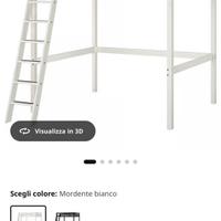 Letto una piazza e mezzo sopplaco ikea stora.