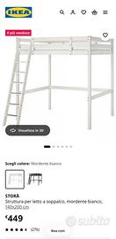 Letto una piazza e mezzo sopplaco ikea stora.