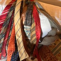 Set 14 cravatte complete di porta cravatte