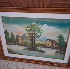 Quadro - Paesaggio - firmato M. Rossi 