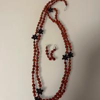 Parure collana e orecchini etnici