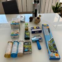 Set completo accessori per acquario NUOVO