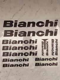 Set 12 Adesivi Bianchi bici corsa
