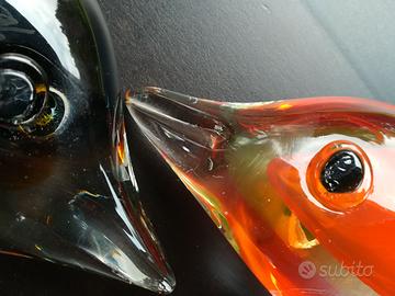 Coppia pesci Murano Anni 60