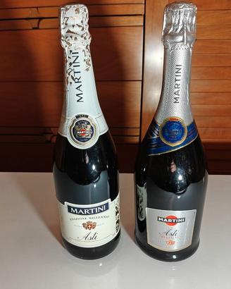 2 bottiglie Asti Spumante dolce, Martini & Rossi