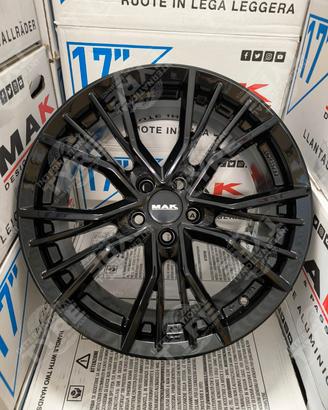 CERCHI MAK UNION 17" NUOVI - VW/Audi/Seat/Skoda