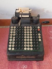 Burroughs Portable antica calcolatrice meccanica