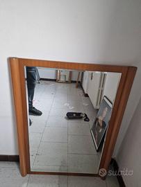 specchio vero legno x camera ecc 